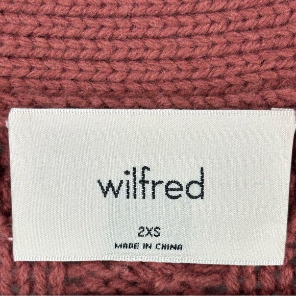 ARITZIA Wilfred Diderot Cardigan Sweater Women’s Brown Size 2XL Boho Slouchy - Picture 8 of 10